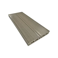Piastrelle da esterno doga WPC WOOD double face grigio 161x2000 mm