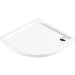 Piatto doccia acrilico semicircolare Idrostile Cubico 80x80 cm bianco