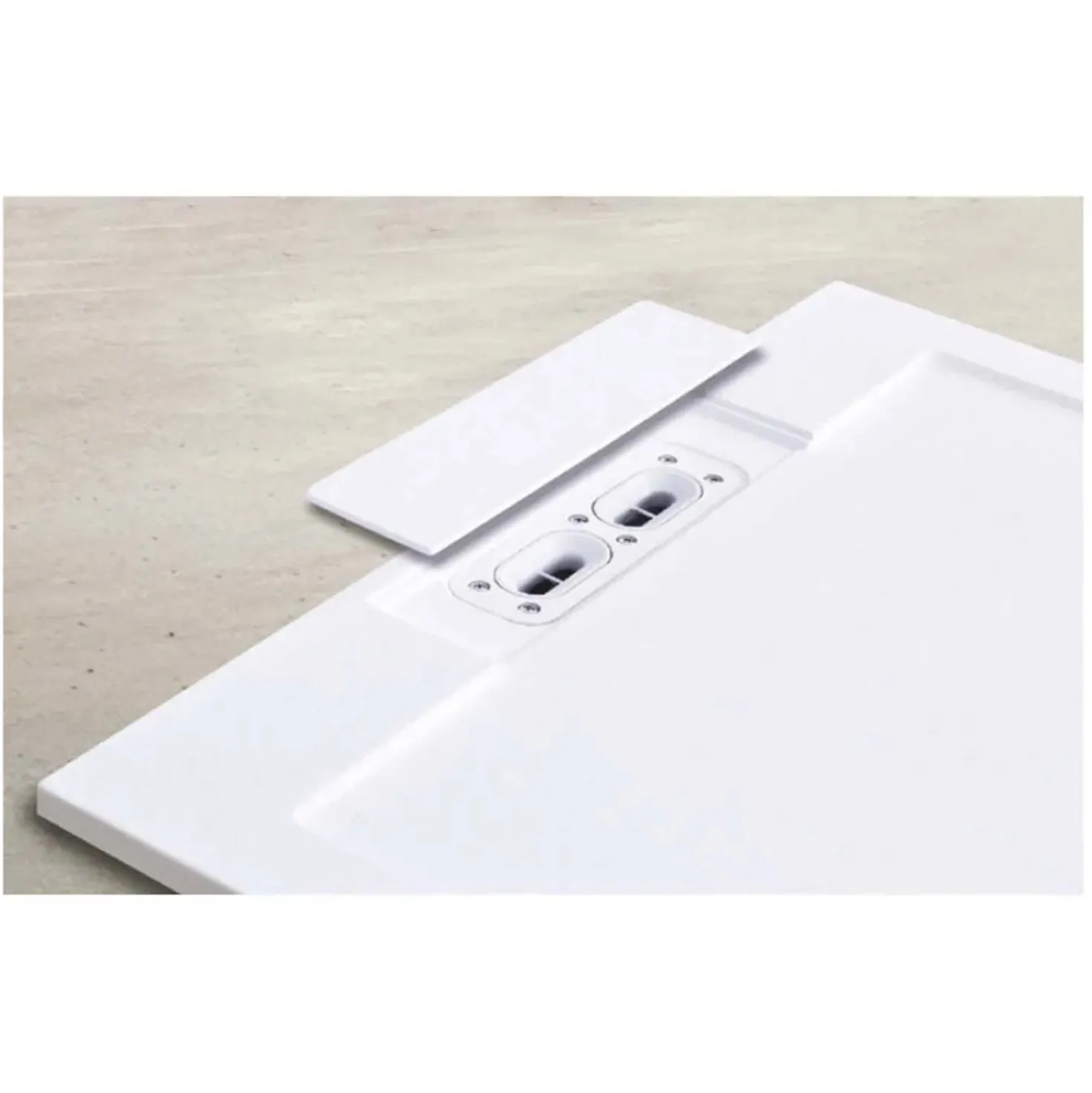 Piatto doccia Euphoria in resine di poliestere bianco 80x140 cm