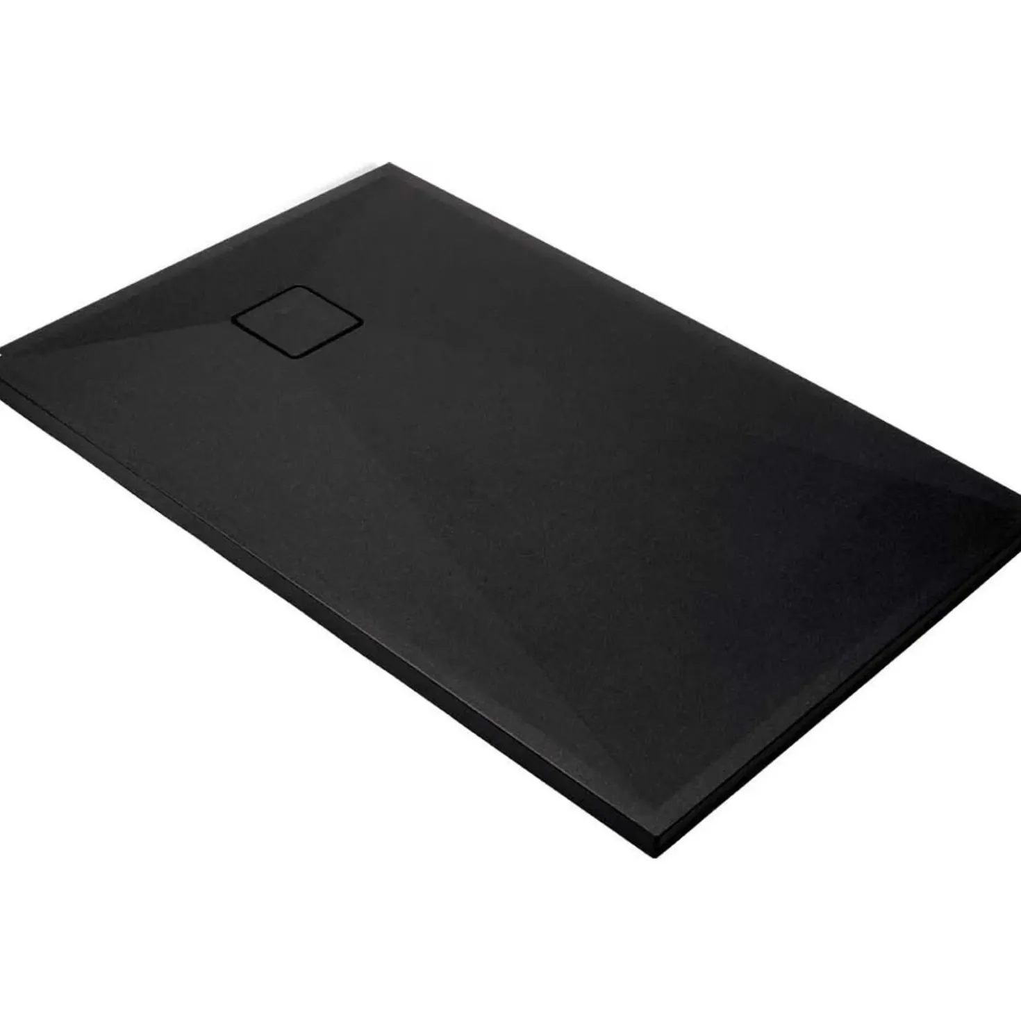 Piatto doccia granito Idrostile Puerto Padre 100x80 cm nero