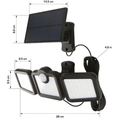 Picchetto solare LED luce multicolor e naturale