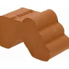 Piedino standard trafilato terracotta 7 cm