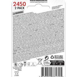 Pila al litio Energizer CR2450 2 pz