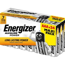 Pila alcalina Energizer ALK POWER AAA Micro 24 pz