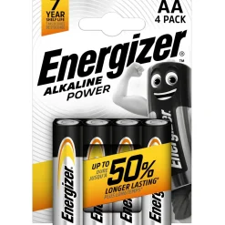 Pila alcalina Energizer ALK POWER AA Mignon 4 pz