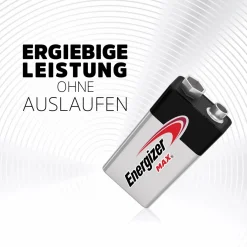 Pila alcalina Energizer MAX ALK 9V E-Block 1 pz