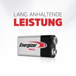 Pila alcalina Energizer MAX ALK 9V E-Block 1 pz