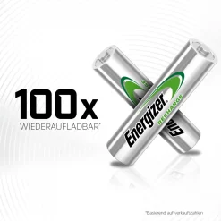 Pila ricaricabile Energizer EXTREME RECH AAA Mini Stilo 4 pz