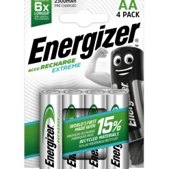 Pila ricaricabile Energizer EXTREME RECH AA Stilo 4 pz
