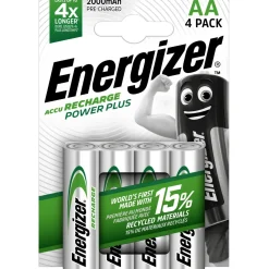 Pila ricaricabile Energizer POWER PLUS RECH AA stilo 4 pz