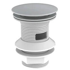 Piletta click-clack con troppo pieno tappo bianco