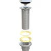 Piletta click-clack per lavabo/bidet misura 1"1/4
