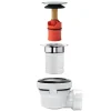 Piletta lavabo quick clac con kit sifone Ø 32mm