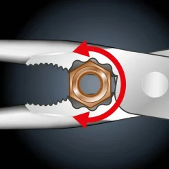 Pinza becchi lunghi curvi LUX-TOOLS VDE Professional L 200 mm