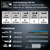 Pinza universale LUX-TOOLS PRO 200 mm impugnatura 3K