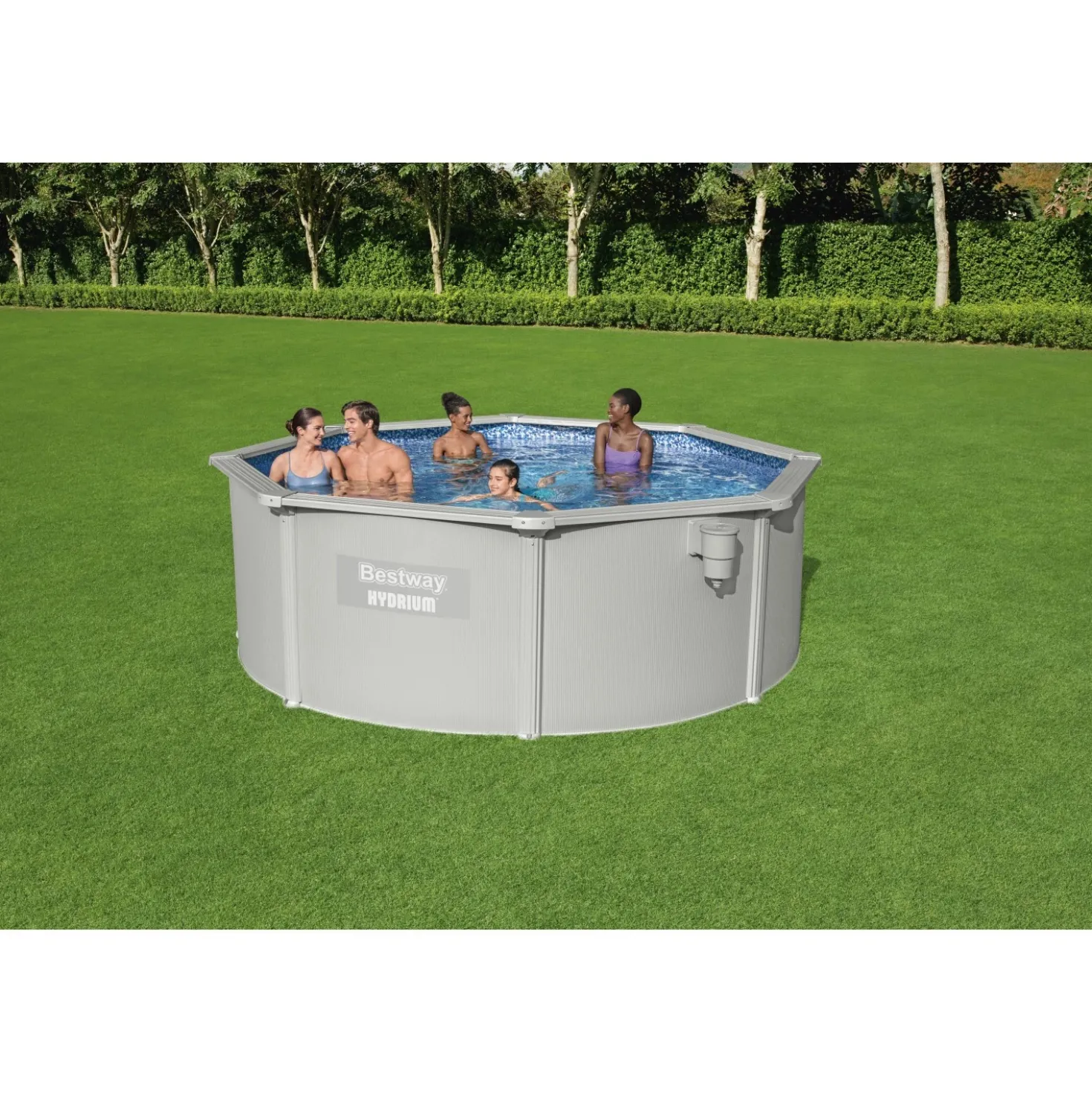 Piscina Bestway Hydrium Ø 360X120 cm con filtro a sabbia