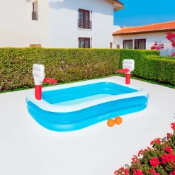 Piscina fuori terra gonfiabile Bestway Family Basketball 251x168x102 cm
