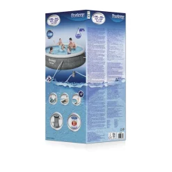 Piscina fuori terra in pvc Bestway Fast Set filtro a cartuccia Ø 396 x 84 cm