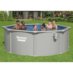 Piscina fuori terra rotonda con pareti in acciaio Hydrium™ 366x122 cm