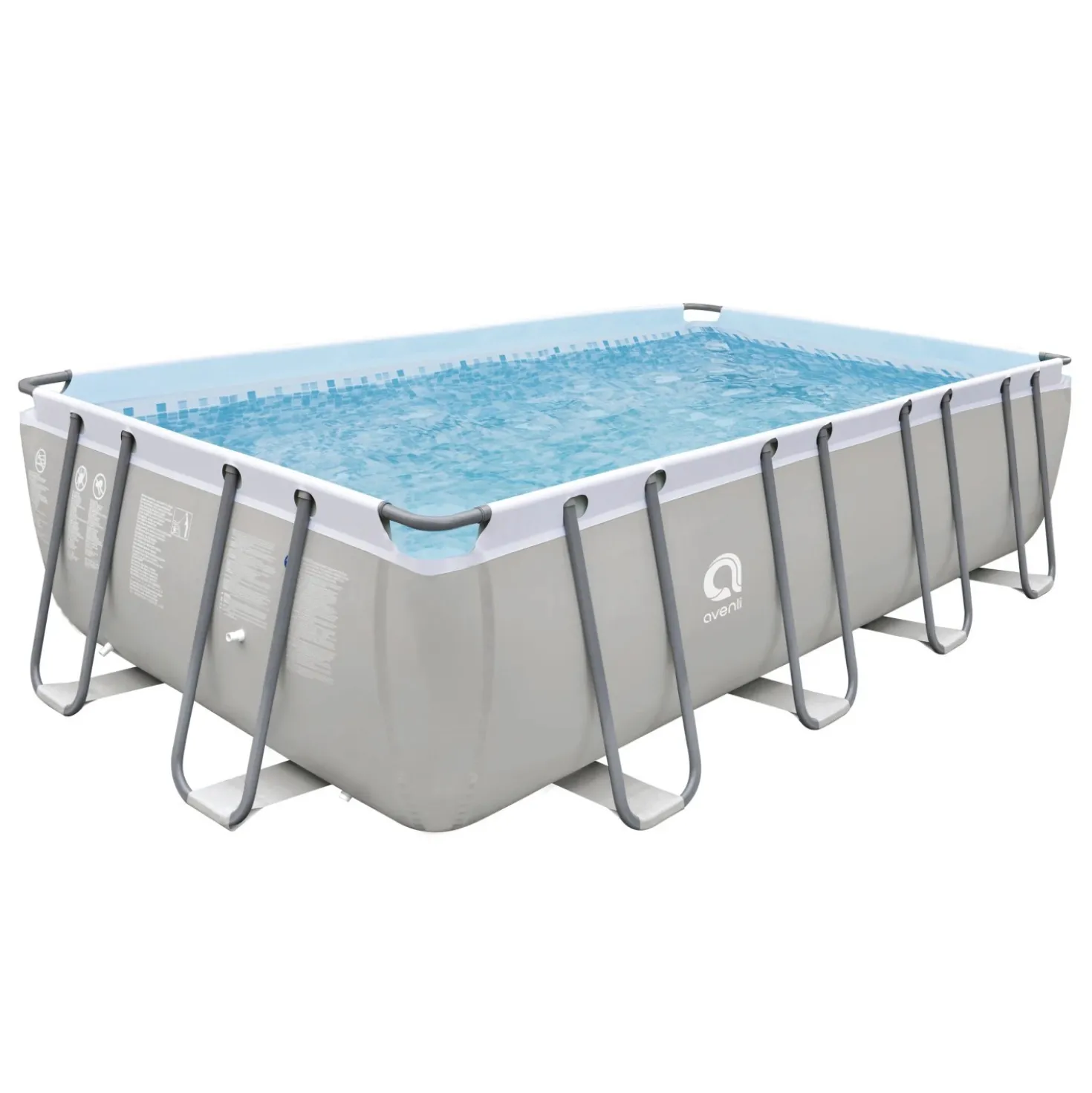 Piscina fuori terra tubolare in pvc/acciaio Avenli 549x305x122 cm