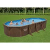 Piscina fuori terra tubolare in pvc/acciaio Bestway Hydrium 730x360x130 cm