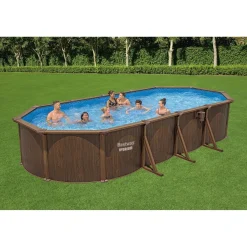 Piscina fuori terra tubolare in pvc/acciaio Bestway Hydrium 730x360x130 cm
