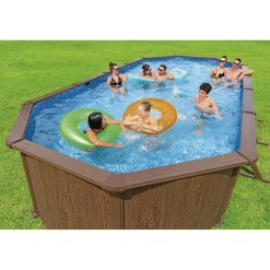 Piscina fuori terra tubolare in pvc/acciaio Bestway Hydrium 730x360x130 cm