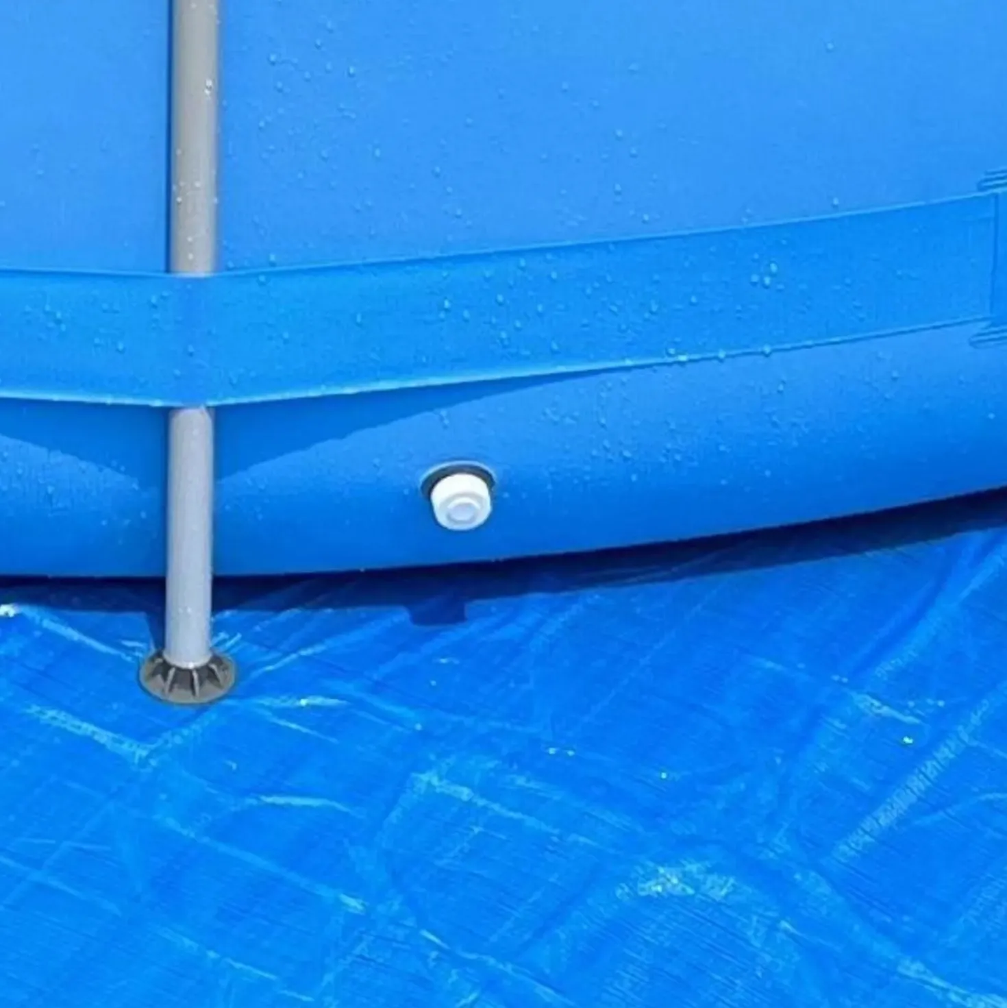 Piscina fuori terra tubolare tonda in pvc/acciaio Jilong 450x122 cm