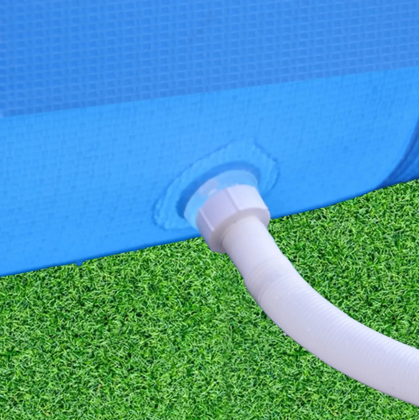 Piscina fuori terra tubolare tonda in pvc/acciaio Jilong 450x122 cm