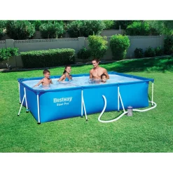 Piscina fuori terra tubolare Bestway Steel Pro Frame 300x201x66 cm