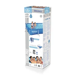 Piscina fuori terra tubolare Bestway Steel Pro Frame 300x201x66 cm