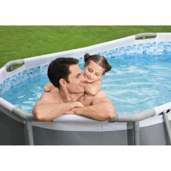 Piscina fuori terra tubolare in pvc/acciaio Bestway Pw Steel Frame 305x200x84 cm