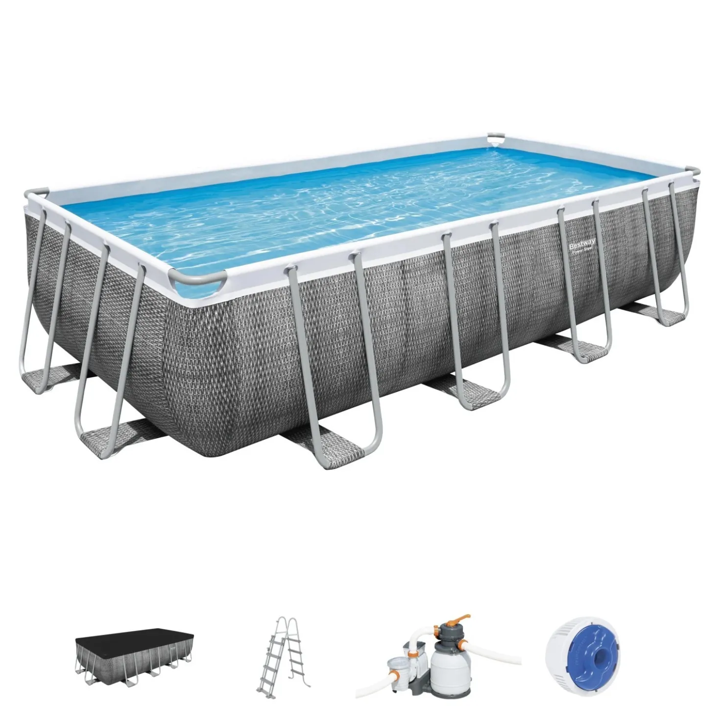 Piscina fuori terra tubolare in pvc/acciaio Bestway Power Steel 549x274x122 cm