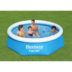 Piscina gonfiabile Bestway in pvc Fast Set Ø 244 x 61 cm