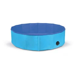 Piscina per cani estiva e per lavaggio blu 80x20 cm