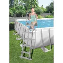 Piscina Power Steel Bestway con filtro a sabbia 732x366x132 cm