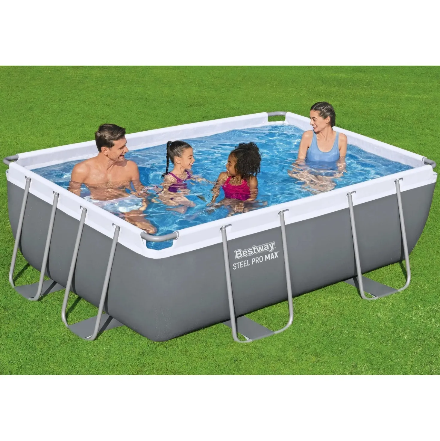 Piscina rettangolare Bestway® Steel Pro MAX™ 282x196x84 cm