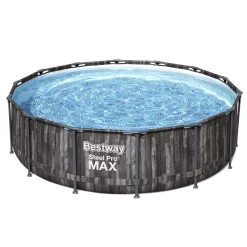 Piscina Steel Pro MAX Bestway Ø 427x107 cm con pompa filtro a cartuccia