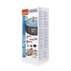 Piscina Steel Pro MAX Bestway Ø 427x107 cm con pompa filtro a cartuccia