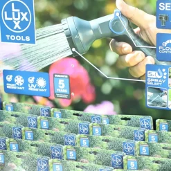 Pistola a spruzzo LUX per giardino con raccordi kit 60 pz