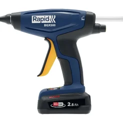 Pistola incollatrice a caldo a batteria Rapid BGX500 18 V con batteria