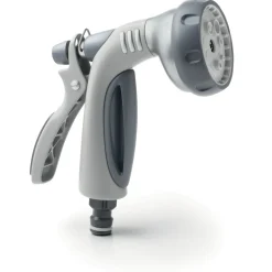 Pistola irrigazione G.F. Multifunzione "METALLO/GOMMA" - (Soft Touch) Grigio