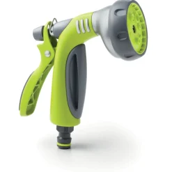 Pistola irrigazione G.F. Multifunzione "METALLO/GOMMA" - (Soft Touch) Lime