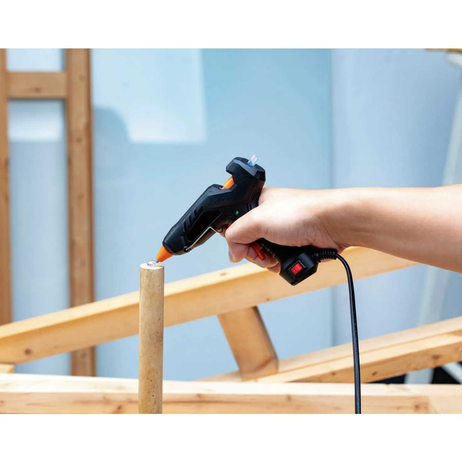 Pistola per colla a caldo 30 W con 5 stick di colla