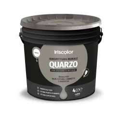Pittura al quarzo per esterno Iris Color 4 l bianco