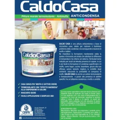 Pittura anticondensa termoisolante Caldo Casa 13 l bianco