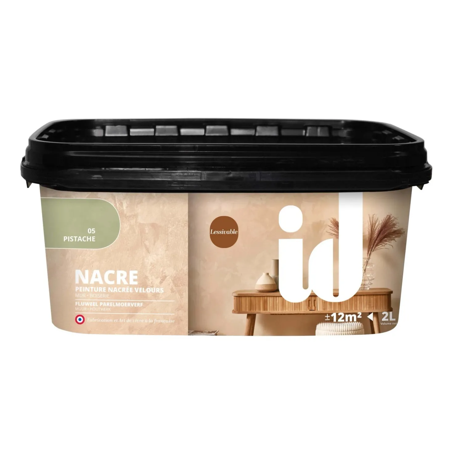 Pittura madreperlata e chick Pistacchio 2 l