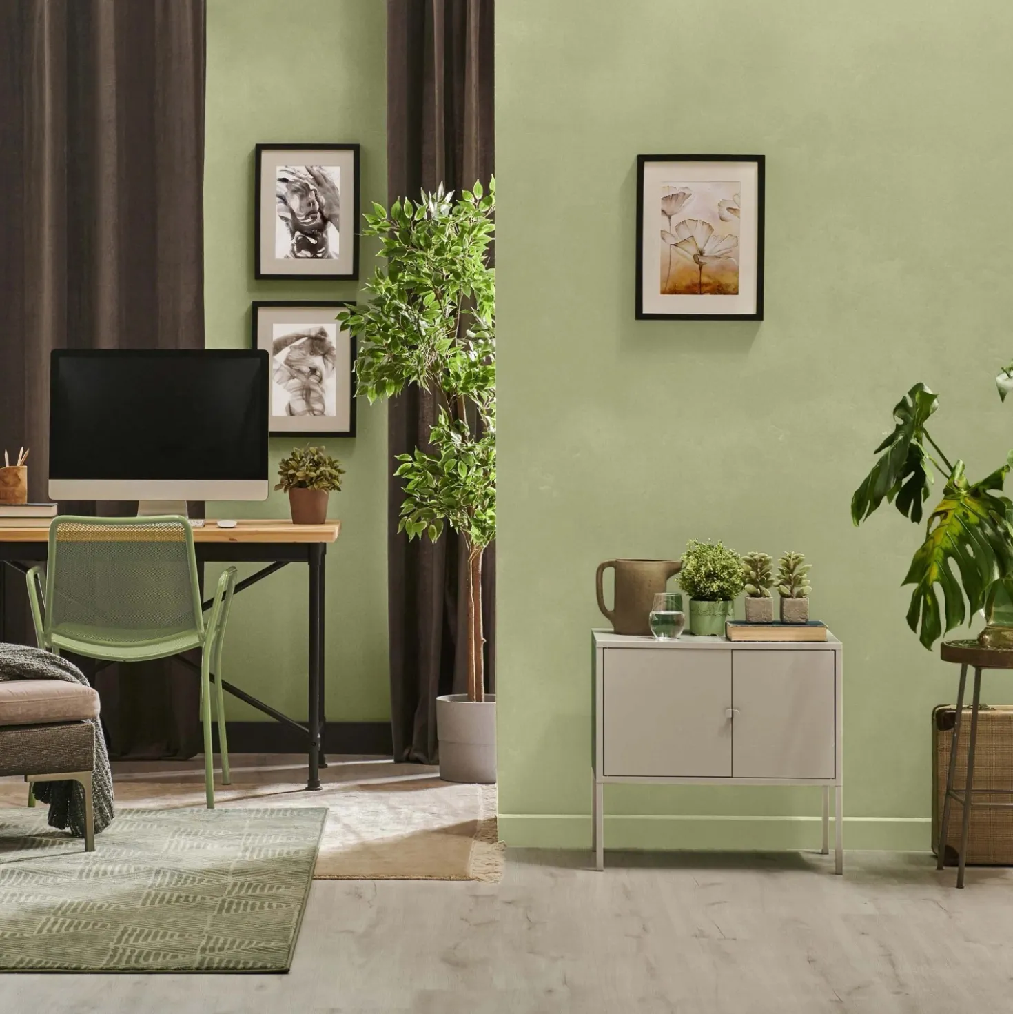 Pittura madreperlata e chick Pistacchio 2 l