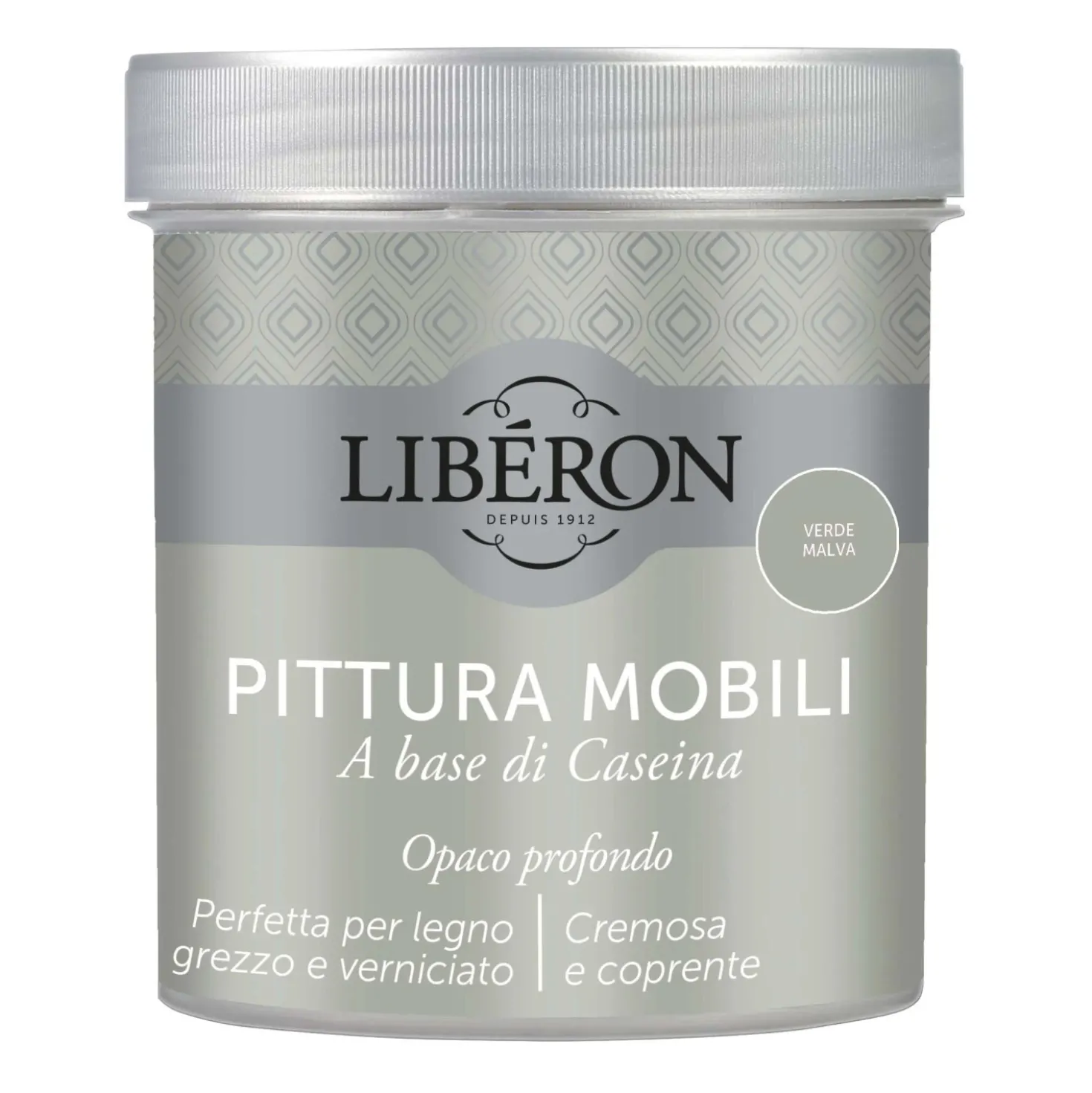 Pittura Mobili a base di Caseina Verde malva 0,5 l