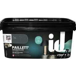 Pittura murale paiettata studio 2L